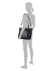 Tom Tailor Shopper "Palina" in Schwarz - (B)42 x (H)29 x (T)15 cm