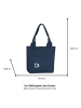 Tom Tailor Shopper bag "Corinne" w kolorze granatowym - 34 x 30,5 x 12,5 cm