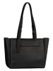 Tom Tailor Shopper "Jessie" in Schwarz - (B)42 x (H)25,5 x (T)13 cm