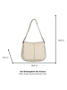 Tom Tailor Schultertasche "Neda" in Creme - (B)28 x (H)22 x (T)9 cm