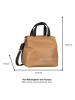 Tom Tailor Henkeltasche "Marlow" in Hellbraun - (B)27 x (H)25,5 x (T)17 cm