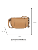 Tom Tailor Torebka "Priya" w kolorze jasnobrązowym - 31 x 19 x 7 cm