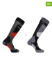 SALOMON 2-delige set: ski-/snowboardsokken "Access" grijs/zwart