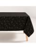 GAMUSI Tischdecke "Berrie" in Schwarz/ Gold