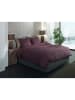 HNL Komplet pościeli flanelowej "Franela" w kolorze fioletowym