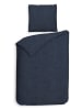 HNL Komplet pościeli flanelowej "Franela" w kolorze granatowym