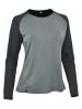 Maul Sport Funktionslongsleeve "Eibelkopf fresh" in Grau/ Schwarz