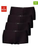 H.I.S 4er-Set: Pantys in Schwarz