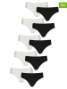 PETITE FLEUR 10-delige set: slips wit/zwart