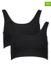 LASCANA 2er-Set: Bustiers in Schwarz