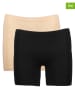 LASCANA 2-delige set: boxershorts zwart/beige