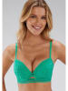 Vivance by Lascana Biustonosz push-up "Vivance" w kolorze zielonym