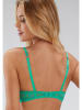 Vivance by Lascana Biustonosz push-up "Vivance" w kolorze zielonym
