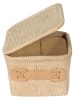 Wenko Opbergbox ''Anela'' beige - (B)19 x (H)10 x (D)14 cm
