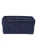 Wenko Badkorb "Anela" in Dunkelblau - (B)27,6 x (H)12 x (T)20 cm