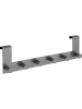Wenko Türgarderobe "Celano" in Grau - (B)39 x (H)11 x (T)7,5 cm