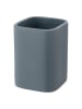 Wenko Tandenborstelbeker "Hexa" grijs - (B)6,5 x (H)9 x (D)6,5 cm