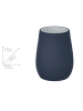 Wenko Kubek łazienkowy "Sydney" w kolorze granatowym - wys. 11 x Ø 8,5 cm
