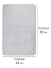 Wenko Badvorleger "Saravan" in Grau - (L)80 x (B)50 cm
