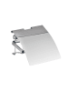 Wenko Toilettenpapierhalter in Silber - (B)13 x (H)9 x (T)12,5 cm