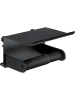 Wenko Toilettenpapierhalter "Classic Plus" in Schwarz - (B)14 x (H)10 x (T)14 cm