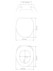 Wenko Absenkautomatik-WC-Sitz "Geometry" in Bunt