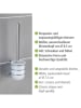Wenko WC-Garnitur ''Classic'' in Silber - (B)10 x (H)37 x (T)12 cm