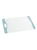 Wenko Schneidebrett in Weiß/ Hellblau - (L)33 x (B)21 cm