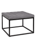 Wenko Hocker "Amandola" in Schwarz/ Grau - (B)59 x (H)45,5 x (T)59 cm