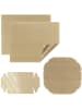 Wenko 4-delige set: bakpapiervellen lichtbruin