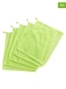 Wenko 5er-Set: Obst- & Gemüsebeutel in Grün - (L)35 x (B)30 cm