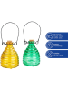 Wenko 2-delige set: wespenvallen groen/geel - (H)9 x  Ø 14 cm