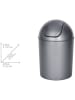 Wenko Schwingdeckeleimer in Grau - 6 l