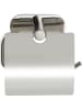 Wenko Roestvrijstalen toiletrolhouder - (B)14 x (H)12,5 x (D)7 cm