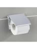 Wenko Toiletpapierhouder ''Cover'' zilverkleurig - (B)13,5 x (H)12 x (D)2,5 cm