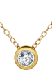 Vittoria Jewels Gouden ketting met diamant - (L) 40 cm