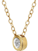 Vittoria Jewels Gouden ketting met diamant - (L) 40 cm