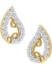Vittoria Jewels Gold-Ohrstecker mit Diamanten
