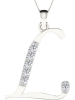 Vittoria Jewels Witgouden hanger met diamanten