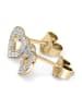 Vittoria Jewels Gold-Ohrstecker mit Diamanten