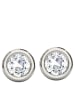 Vittoria Jewels Weißgold-Ohrstecker mit Diamanten