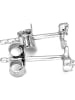 Vittoria Jewels Weißgold-Ohrstecker mit Diamanten