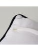 Boltze Kussen ''Homa'' wit/zwart - (L)50 x (B)30 cm
