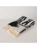 Boltze Wohndecke ''Afrique'' in Schwarz/ Beige - (L)180 x (B)125 cm