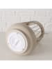 Boltze LED-Laterne "Fadi" in Beige - (H)18 x Ø 15 cm
