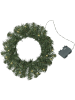 STAR Trading LED-Tannenkranz "Dalbo" in Grün - Ø 40 cm