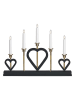Marksljöd Adventsleuchter "Melissa" in Schwarz/ Gold - (B)50 x (H)39 cm
