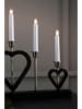 Marksljöd Adventslamp "Melissa" zwart/goudkleurig - (B)50 x (H)39 cm