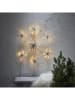 STAR Trading LED-Dekoanhänger "Flower Snowflake" in Weiß - (L)50 x (B)50 cm