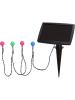 STAR Trading LED-Solarlichterkette "Globini" in Bunt - (L)475 cm